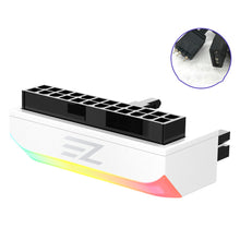 Load image into Gallery viewer, 24 Pin to 90 Degree Power Plug Adapter ARGB Mainboard Motherboard Power Supply Cable Modular DIY Mounting Accessessory