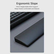Load image into Gallery viewer, Gaming Keyboard Wrist Rest Pad Ergonometric Memory Foam Anti-Slip Rubber Stable Base Palm Rest 81 Keys Keyboard Hand Support