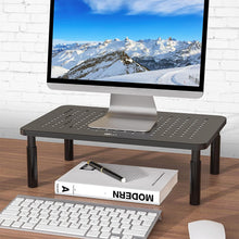 Load image into Gallery viewer, Adjustable Desk Monitor Rack Holder PC Screen Stand Desktop Computer Display Stand For Office Studio Working Study Students