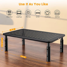 Load image into Gallery viewer, Adjustable Desk Monitor Rack Holder PC Screen Stand Desktop Computer Display Stand For Office Studio Working Study Students