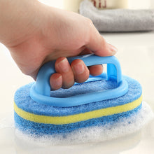 Load image into Gallery viewer, 3PCS Sponge Cleaning Brush With Handle Bathtub Tile Scrub Brush Kitchen Bathroom Cleaning Sponge Brush Household Cleaning Supplies