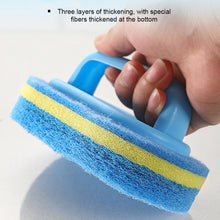 Load image into Gallery viewer, 3PCS Sponge Cleaning Brush With Handle Bathtub Tile Scrub Brush Kitchen Bathroom Cleaning Sponge Brush Household Cleaning Supplies