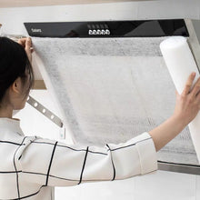 Load image into Gallery viewer, 5/10M Disposable Hood Oil Filter Paper Non-woven Cooker Hood Extractor Fan Filter Kitchen Hood Grease Anti Oil Cotton