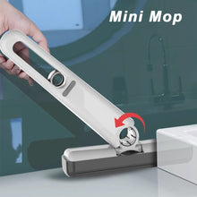 Load image into Gallery viewer, Mini Mop Self Squeeze Mop Powerful Folding Household Clean Tools No Hand Wash Strong Absorbent Mop for Bathroom Kitchen Desktop