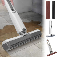 Load image into Gallery viewer, Mini Mop Self Squeeze Mop Powerful Folding Household Clean Tools No Hand Wash Strong Absorbent Mop for Bathroom Kitchen Desktop