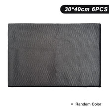 Load image into Gallery viewer, 6pcs Microfiber Glass Cleaning Cloth Rag Lint-Free For Windows Car Kitchen Mirror No Trace Reusable Fish Scale Rag Polishing