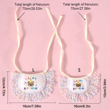Load image into Gallery viewer, Pet Birthday Celebrate Scarf Cotton Wave Point Saliva Towel Washable Pet Hat Cat Dog Bibs Puppy Kitten Triangle Kerchief Set