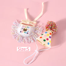 Load image into Gallery viewer, Pet Birthday Celebrate Scarf Cotton Wave Point Saliva Towel Washable Pet Hat Cat Dog Bibs Puppy Kitten Triangle Kerchief Set