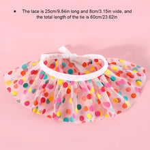 Load image into Gallery viewer, Pet Birthday Celebrate Scarf Cotton Wave Point Saliva Towel Washable Pet Hat Cat Dog Bibs Puppy Kitten Triangle Kerchief Set