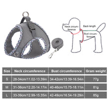 Load image into Gallery viewer, Small Medium Pet Dog Harness for Outdoor Use Set Dog Vest Strap Adjustable Breathable Harness for Dogs Puppy and Cats