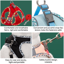 Load image into Gallery viewer, Small Medium Pet Dog Harness for Outdoor Use Set Dog Vest Strap Adjustable Breathable Harness for Dogs Puppy and Cats