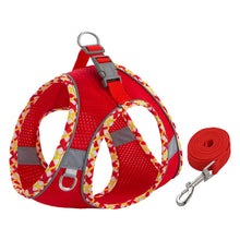 Load image into Gallery viewer, Small Medium Pet Dog Harness for Outdoor Use Set Dog Vest Strap Adjustable Breathable Harness for Dogs Puppy and Cats