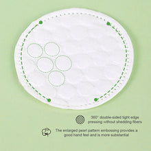 Load image into Gallery viewer, 100pcs Soft Round Cotton Pad With Double-sided Texture Daily Facial Cleaning Makeup Removal Skin Care For Home And Travel Use
