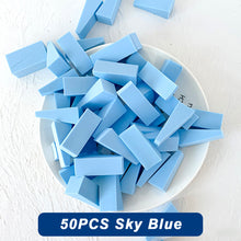Load image into Gallery viewer, 50Pcs Mix Colors Nail Sponge Triangle Soft Tool DIY Gel Polish Painting Foams Color Shadow Makeup Sponge