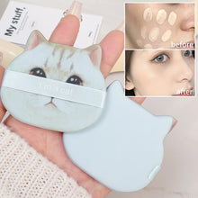 Load image into Gallery viewer, Cute Cat Makeup Puff Air Cushion Powder Puff Hydrophilic Non-latex Facial Face Body Powder Foundation Puff Sponges Wet Dry Use Makeup Tool