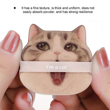 Load image into Gallery viewer, Cute Cat Makeup Puff Air Cushion Powder Puff Hydrophilic Non-latex Facial Face Body Powder Foundation Puff Sponges Wet Dry Use Makeup Tool