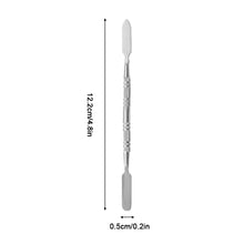 Load image into Gallery viewer, Stainless Steel Makeup Mixing Palette Foundation Spatula Makeup MixingTray Nail Art Palet Beauty Tools