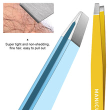 Load image into Gallery viewer, 2/4Pcs Beauty Tools Eyebrow Tweezer Set Stainless Steel Hair Removal Clip for Facial Hair Eyelash Eyebrows Tweezer Professional Beginners