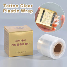 Load image into Gallery viewer, 1 Roll Tattoo Film Wrap Microbading Plastic Preservative Clear Cover 42mm*200mm Disposable Eyebrow Lips Body Tattoo Supplies