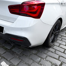 Load image into Gallery viewer, 2Pcs Car Rear Bumper Side Splitters Side Diffuser Exhaust Trim For BMW F20 1 Series 118i 120d 120i 125i M Pack 2015-2019 LCI