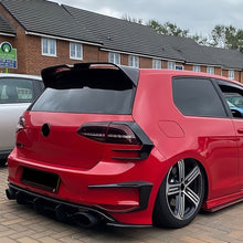 Load image into Gallery viewer, Pair Car Rear Splitter Canard Rear Tail Lamp Spoiler Brake Lamp Trim For VW Golf 7 7.5 MK7 MK7.5 GTI R GTD R400 2012-2020