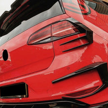 Load image into Gallery viewer, Pair Car Rear Splitter Canard Rear Tail Lamp Spoiler Brake Lamp Trim For VW Golf 7 7.5 MK7 MK7.5 GTI R GTD R400 2012-2020
