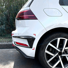 Load image into Gallery viewer, Pair Car Rear Bumper Splitter Canard Rear Tail Lamp Spoiler Brake Lamp Trim For VW Golf 7 7.5 MK7 MK7.5 GTI R GTD R400 2012-2020