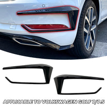 Load image into Gallery viewer, Pair Car Rear Bumper Splitter Canard Rear Tail Lamp Spoiler Brake Lamp Trim For VW Golf 7 7.5 MK7 MK7.5 GTI R GTD R400 2012-2020