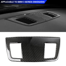 Load image into Gallery viewer, Car Interior Airvent Outlet Trim Cover Central Control Trim Panel Cover Carbon Fiber For BMW 3 Series E90 E92 2005-2012