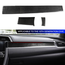 Load image into Gallery viewer, Car CD Air Conditioning Control Panel Cover Sticker Trim Carbon Fiber for Honda Civic 10th generation 2016 -2021