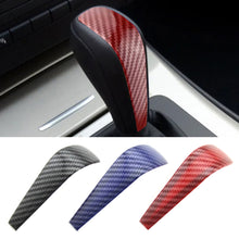 Load image into Gallery viewer, Car Gear Shift Knob Sticker Trim for BMW 3Series E87 E90 E91 E92 E93 E84 2006-2012 Carbon Fiber Decoration Cover Accessories
