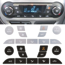 Load image into Gallery viewer, Car Air Dashboard Vinyl Climate Repair Decals Silver For Ford Focus Button Sticker for Ford Focus 2 MK2 Accessories for MK1 MK III