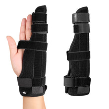 Load image into Gallery viewer, Broken Finger Stabilizer with Adjustable Strap for Fracture Breathable Post-Surgery Sports Injury Finger Protector Arthritis Finger Pain Relief Gym Climbing