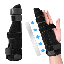 Load image into Gallery viewer, Broken Finger Stabilizer with Adjustable Strap for Fracture Breathable Post-Surgery Sports Injury Finger Protector Arthritis Finger Pain Relief Gym Climbing
