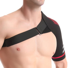 Load image into Gallery viewer, Elastic Knitted Shoulder Support Brace Shoulder Strap Sling for Gym Breathable Sports Injury Rotator Cuff Pain Relief Climbing Sports Shoulder Protector