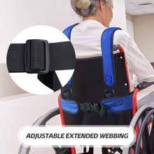 Load image into Gallery viewer, Wheelchair Safety Belt Anti-Slip Restraint Strap Adjustable Breathable Mesh for Elderly Fall Prevention Nursing Home Post-Surgery Dementia Patient