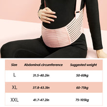 Load image into Gallery viewer, Adjustable Pregnant Women's Abdominal Belt Prenatal Abdominal Binder Belly Band Breathable Lumbar Support Belt Prenatal Care