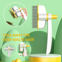 Load image into Gallery viewer, Effortless Rotating Pet Hair Brush Comb Dematting Tool for Matted Fur Professional Dog Cat Comb Hair Remover New Pet Cat Supplies