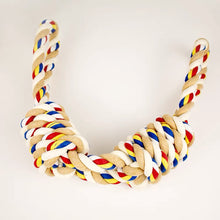 Load image into Gallery viewer, Dog Rope Toys Dental Chew Rope for Dogs Durable Puppy Teething Relief Toys Cotton Interactive Tug of War Rope Multi-Knot Bundle