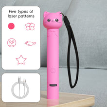 Load image into Gallery viewer, Interactive Red Dot Laser Cat Toy Safe USB Charging 3IN 1 Kitten Teaser Toy Portable Cat Skin Funny Laser Pen Cat Chaser Stick