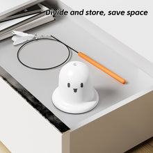 Load image into Gallery viewer, Interactive Suction Cup Cat Teaser Wand with Bell Boredom Buster Cat Hunting Teaser Stick Anti-Anxiety Cat Feather Toy Cat Supplies