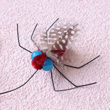 Load image into Gallery viewer, Insect-shaped Feather Cat Toy Replacement Head DIY Replace Cat Teaser Stick Replacement Pendant Pet Toy Accessories