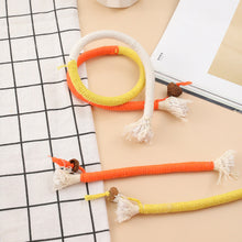 Load image into Gallery viewer, Interactive Cat Teething Rope Wand Durable Cotton Self-Entertainment Cat Chew Toy Cat Dental Toy Bite Rope Stick Cat Supplies