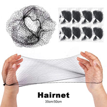 Load image into Gallery viewer, 10pcs Invisible Bun Net Simple Style Mesh Net Breathable Wig Net Hair Styling Tool Women Female Hair Accessories