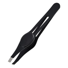 Load image into Gallery viewer, Beauty Tools Big Belly Eyebrow Clip Tweezers Stainless Steel Eyebrow Clip Eyebrow Trimming Tweezers Diagonal Flat Mouth