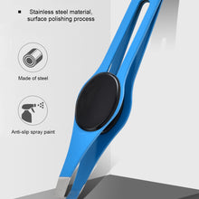 Load image into Gallery viewer, Beauty Tools Big Belly Eyebrow Clip Tweezers Stainless Steel Eyebrow Clip Eyebrow Trimming Tweezers Diagonal Flat Mouth