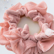 Load image into Gallery viewer, 2-In-1 Bath Ball Towel Loofah with Drawstring Closure for Soap Soft Exfoliating Mesh Shower Sponge Skin Care Bathing Tool