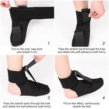 Load image into Gallery viewer, Foot Drop Ankle Brace Correction Ankle Brace Inside Outside Flip Foot Support Shoe Sock Sole Membrane Night Stretch Band
