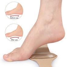 Load image into Gallery viewer, Silicone Flat Foot Correction Insole Elastic Bandage Arch Support Pad Flat Foot Massage Pad Men Women Eversion Footrest Pad