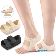 Load image into Gallery viewer, Foot Arch and Heel Protection Cover Shock Absorption Foot Protection Crack Prevention Height Correction Flat Arch Support Insole